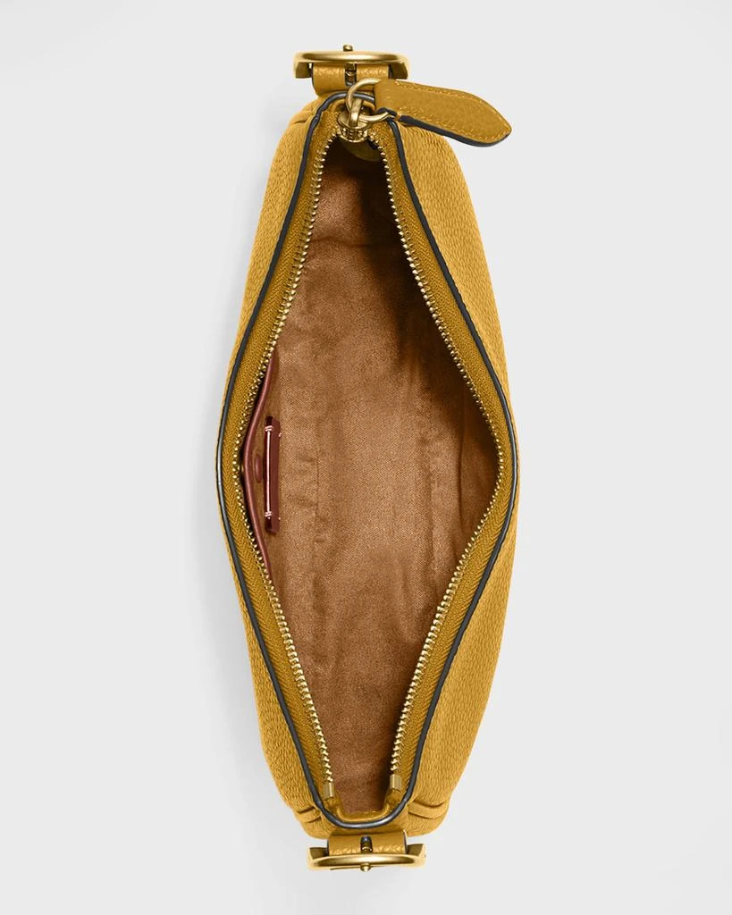 商品Coach|Luna Zip Pebble Leather Shoulder Bag,价格¥1059,第3张图片详细描述