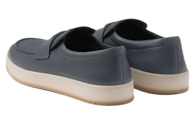 商品[国内直发] Prada|普拉达 羊皮革 羊皮革 舒适百搭 乐福鞋 男款 海蓝色,价格¥8028,第5张图片详细描述