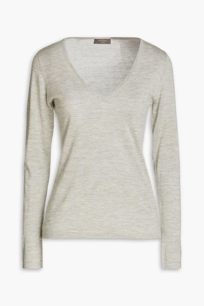 商品N.PEAL|Mélange cashmere sweater,价格¥692,第1张图片