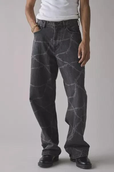 商品BDG|BDG Nitro Barbed Wire Baggy Fit Jean,价格¥666,第1张图片