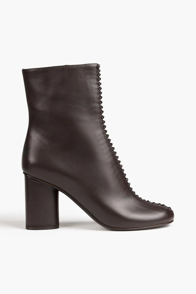 商品Salvatore Ferragamo|Joy knotted leather ankle boots,价格¥5092,第1张图片