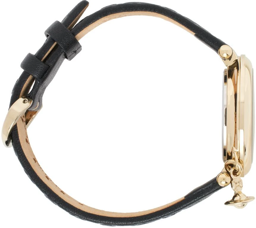 商品Vivienne Westwood|Black & Gold Orb Watch,价格¥2128,第4张图片详细描述