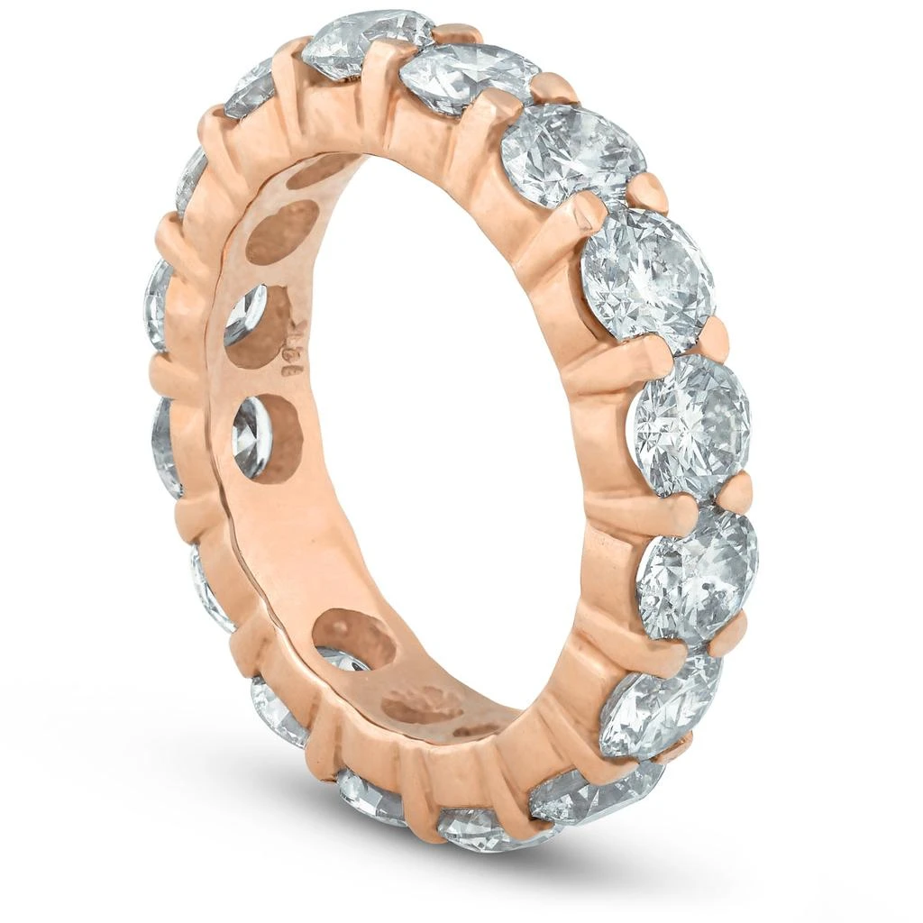 商品Pompeii3|5 ct Diamond Eternity Ring 14k Rose Gold Womens Wedding Anniversary Band,价格¥17979,第3张图片详细描述
