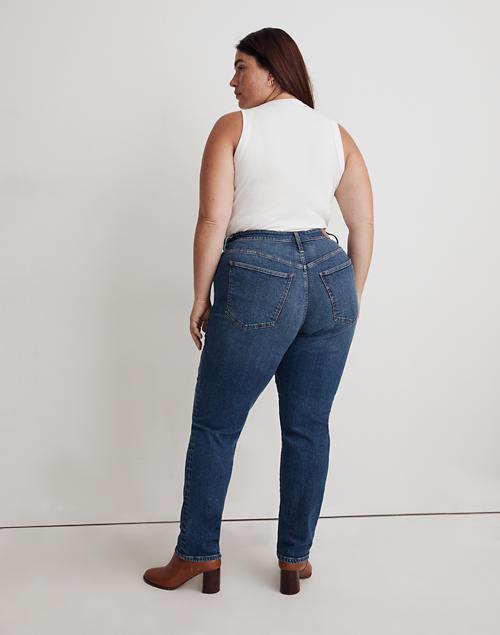 The Tall Perfect Vintage Straight Jean in Bright Indigo Wash: Instacozy Edition商品第3张图片规格展示