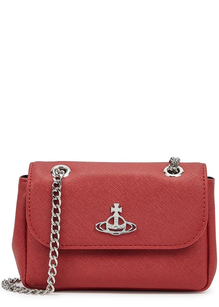 商品Vivienne Westwood|Red small leather cross-body wallet,价格¥1148,第1张图片