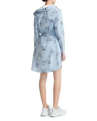 商品Maje|Rasane Printed Tee-Underlay Shirt Dress,价格¥657,第4张图片详细描述