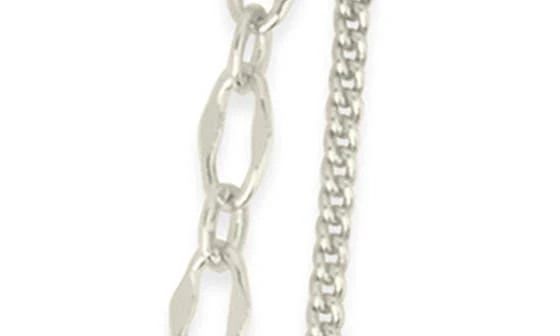 商品Sterling Forever|Serenity Mixed Chain Necklace,价格¥51,第4张图片详细描述