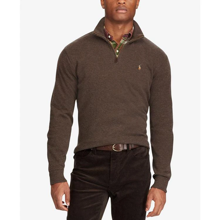 商品Ralph Lauren|Men's Big & Tall Estate-Rib Pullover,价格¥254,第1张图片