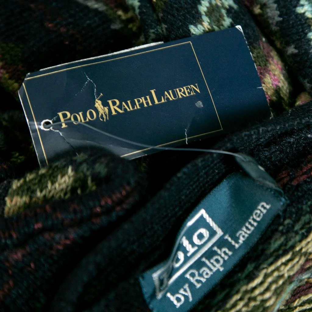 商品[二手商品] Ralph Lauren|Polo Ralph Lauren Navy Blue Intarsia Knit Cardigan XL,价格¥2539,第5张图片详细描述