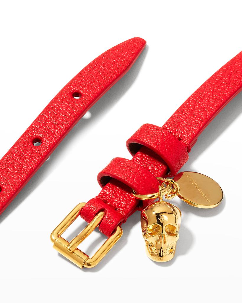 Leather Double Wrap Charm Bracelet商品第4张图片规格展示
