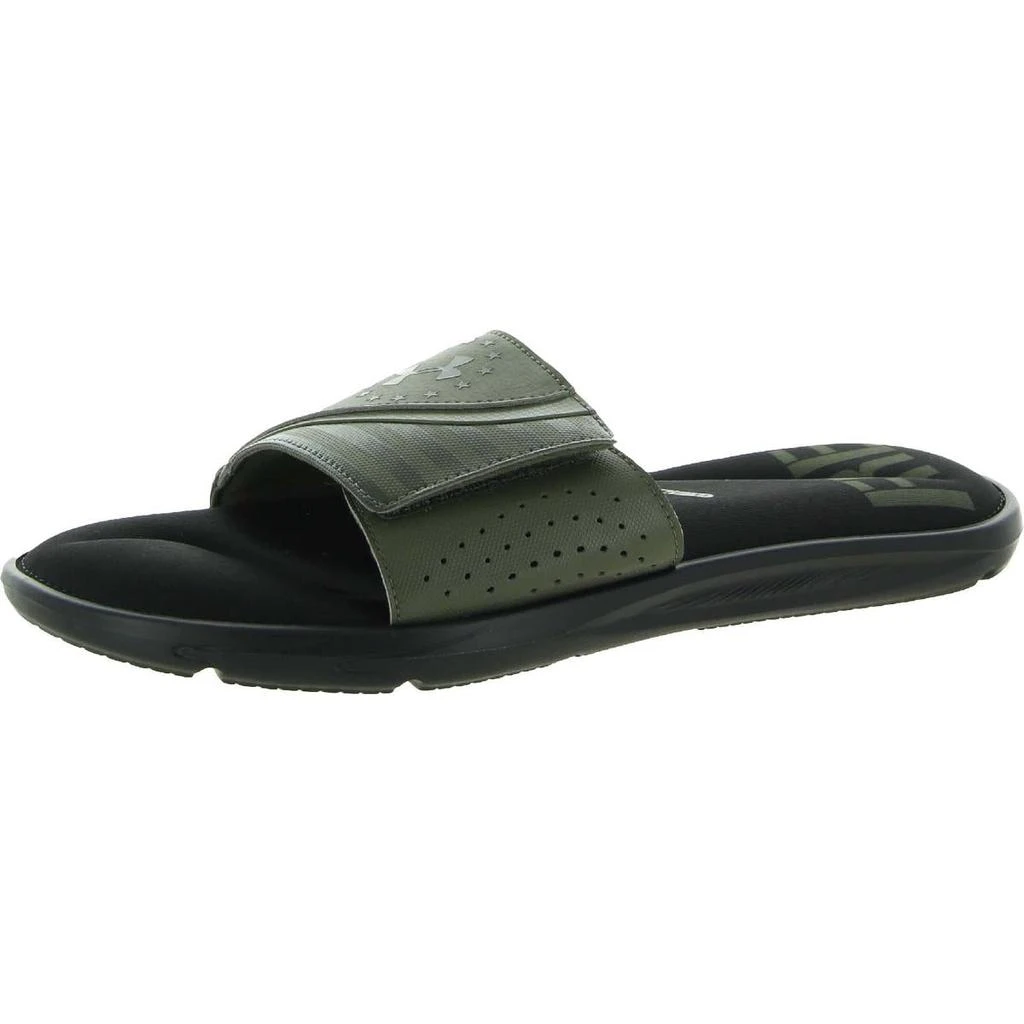 商品Under Armour|Under Armour Mens Ignite Freedom Open Toe Slip On Slide Sandals,价格¥115,第1张图片