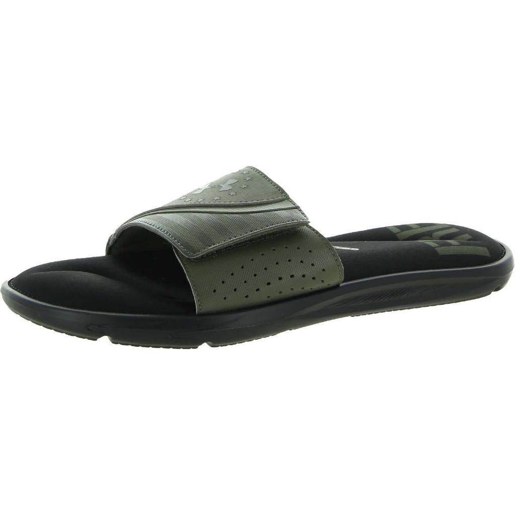 商品Under Armour|Under Armour Mens Ignite Freedom Open Toe Slip On Slide Sandals,价格¥139,第1张图片