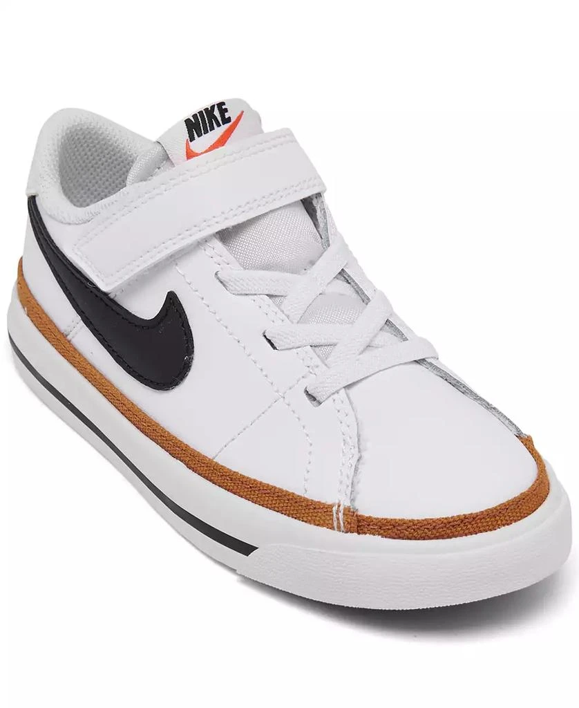 商品NIKE|Toddler Kids Court Legacy Adjustable Strap Closure Casual Sneakers from Finish Line,价格¥334,第1张图片