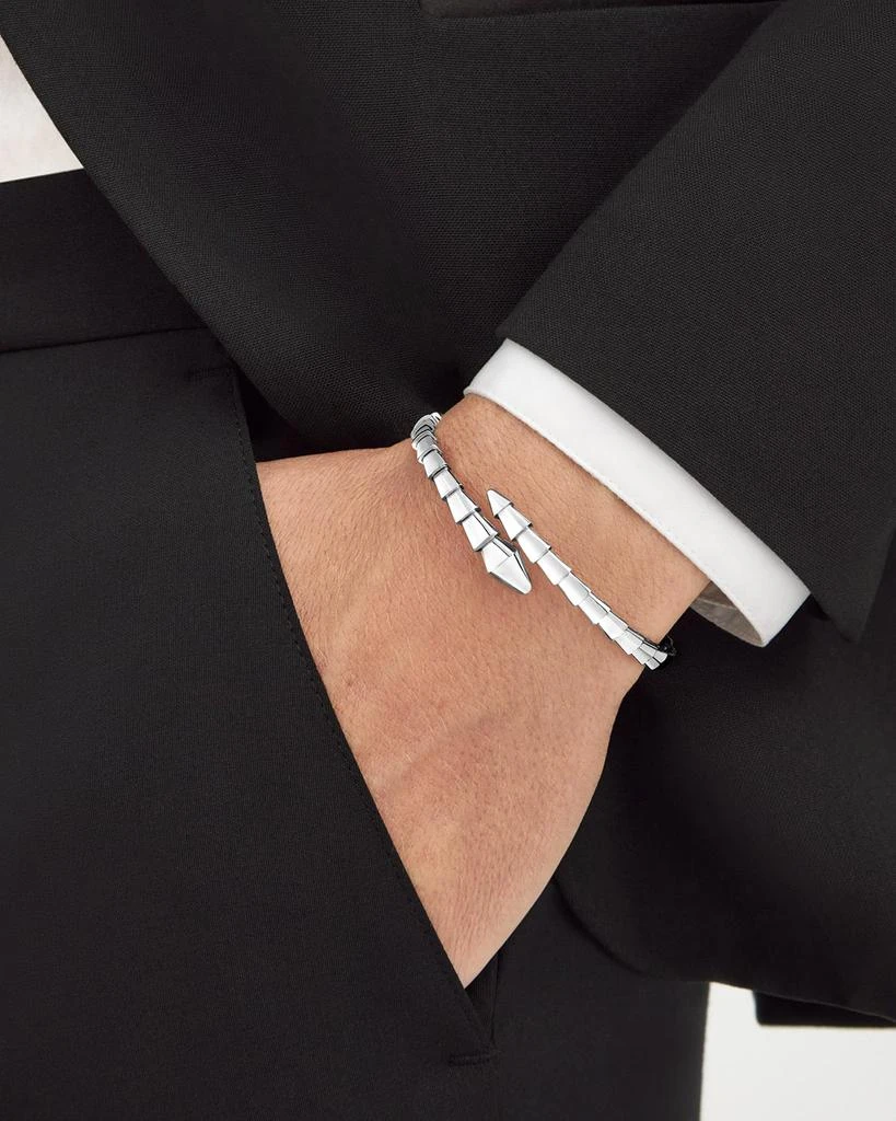 商品BVLGARI|Serpenti Viper White Gold Bracelet, Size XL,价格¥57902,第2张图片详细描述