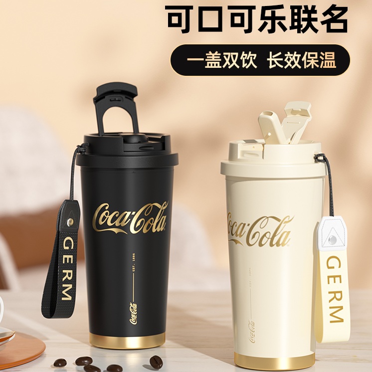 日本GERM格沵 可乐联名闪耀咖啡杯 500ML商品第2张图片规格展示