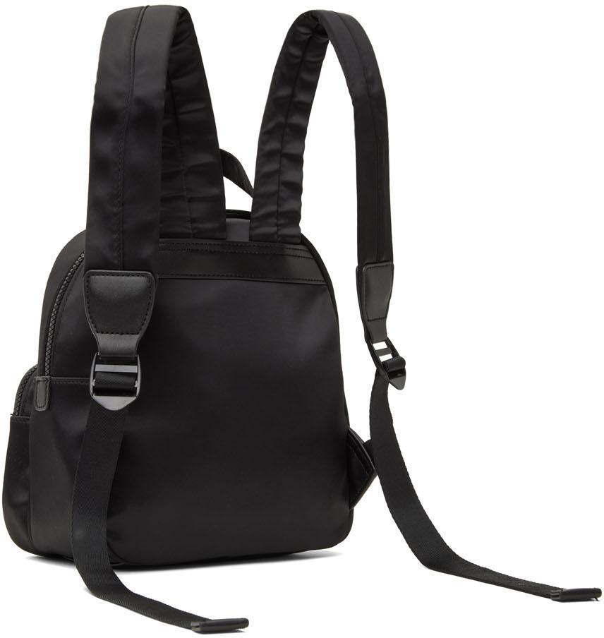商品Versace|Black Gummy Logo Backpack,价格¥1593,第5张图片详细描述