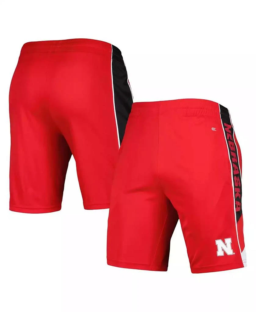 商品Colosseum|Men's Scarlet Nebraska Huskers Pool Time Shorts,价格¥263,第1张图片