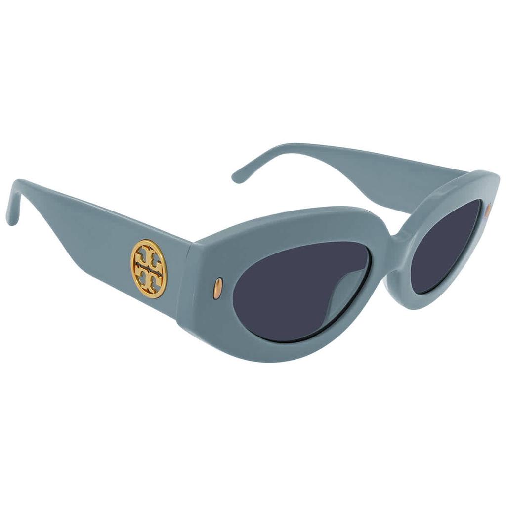 Tory Burch Solid Gray Cat Eye Ladies Sunglasses TY7171U 18873F 51商品第1张图片规格展示