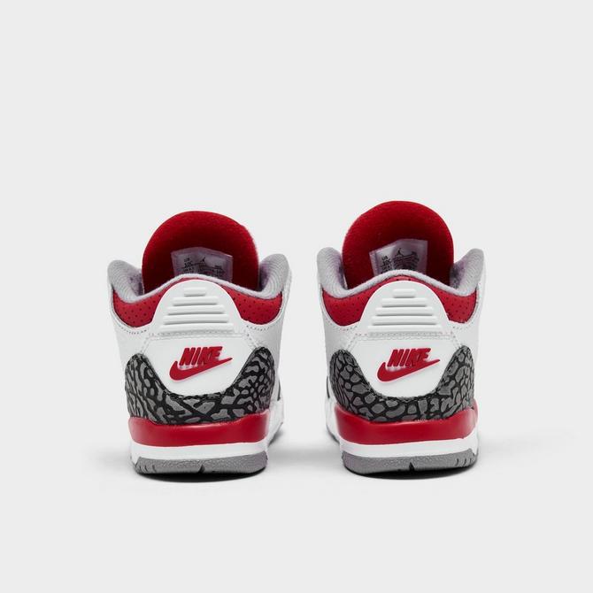 Kids' Toddler Air Jordan Retro 3 Casual Shoes商品第4张图片规格展示