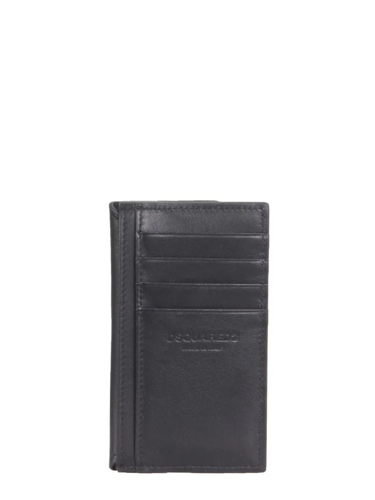 商品DSQUARED2|DSQUARED2 LEATHER CARD HOLDER,价格¥1333,第4张图片详细描述