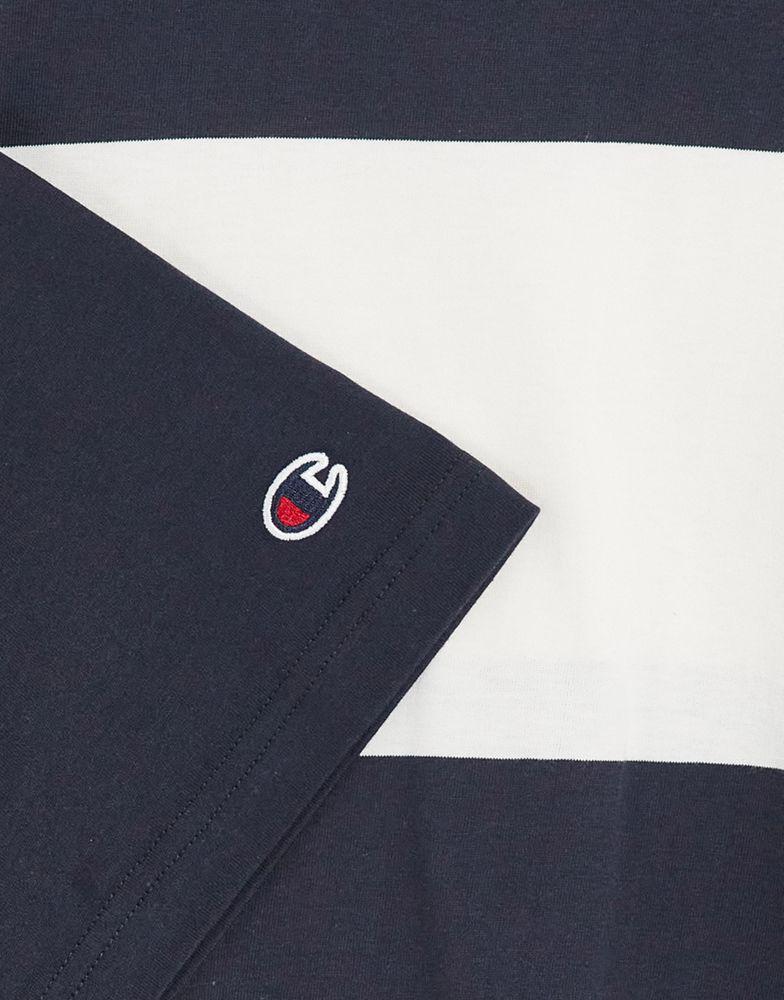 商品CHAMPION|champion oversized stripe t-shirt in black,价格¥303,第5张图片详细描述