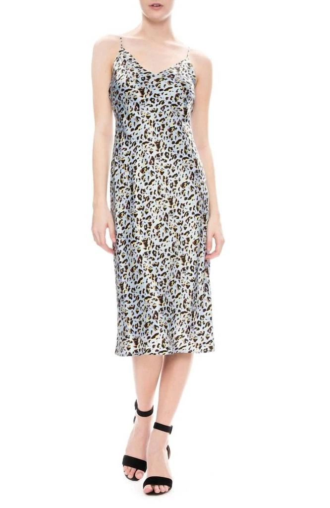 商品L'Agence|Jodie Slip Dress in Sky Blue Multi,价格¥2506,第1张图片
