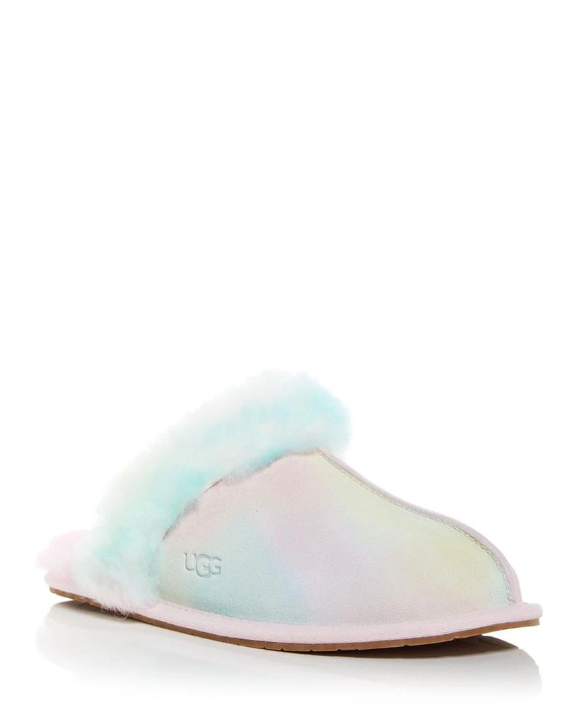 商品UGG|Women's Scuffette II Watercolors Shearling Mule Slippers,价格¥568,第1张图片