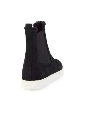 商品Vince|Norman 2 Suede & Faux Fur-Lined Boots,价格¥444,第3张图片详细描述