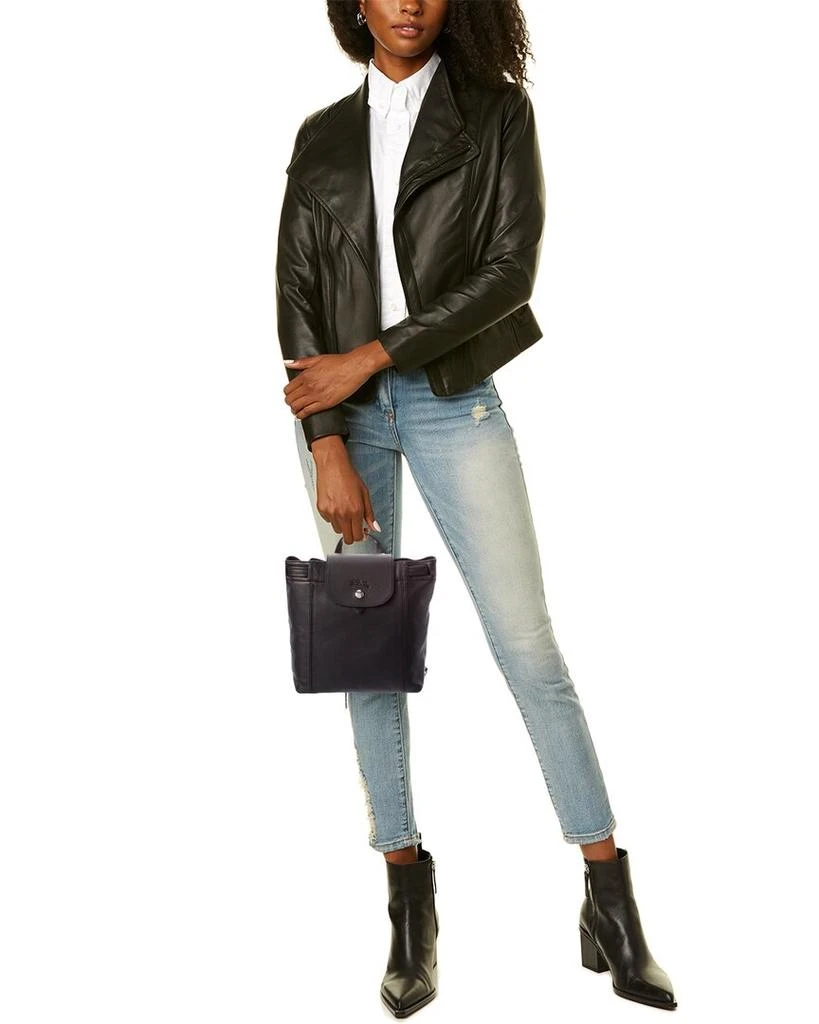 商品Longchamp|Longchamp Le Pliage Cuir XS Leather Backpack,价格¥1514,第4张图片详细描述