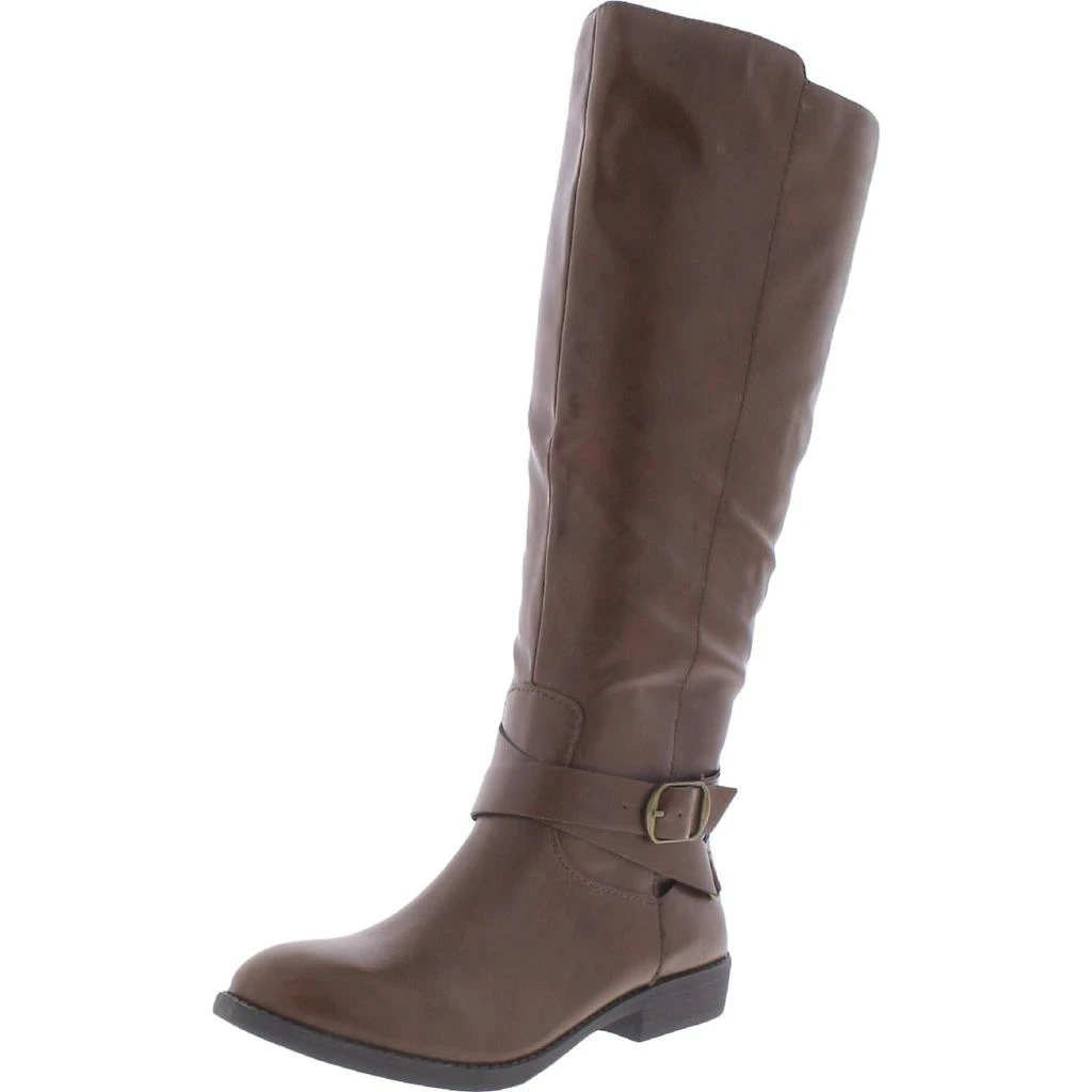 商品Style & Co|Style & Co. Womens Madixe Faux Leather Knee High Riding Boots,价格¥69,第2张图片详细描述