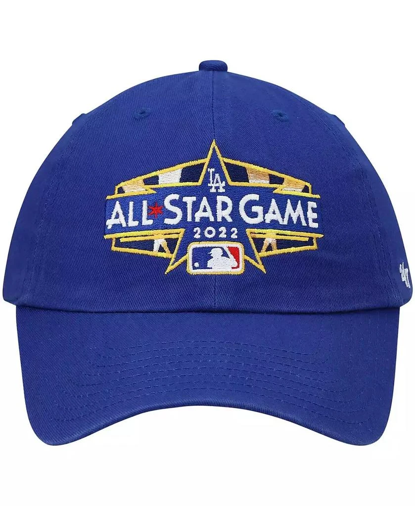商品47 Brand|Men's Royal Los Angeles Dodgers 2022 MLB All-Star Game Clean Up Adjustable Hat,价格¥208,第3张图片详细描述