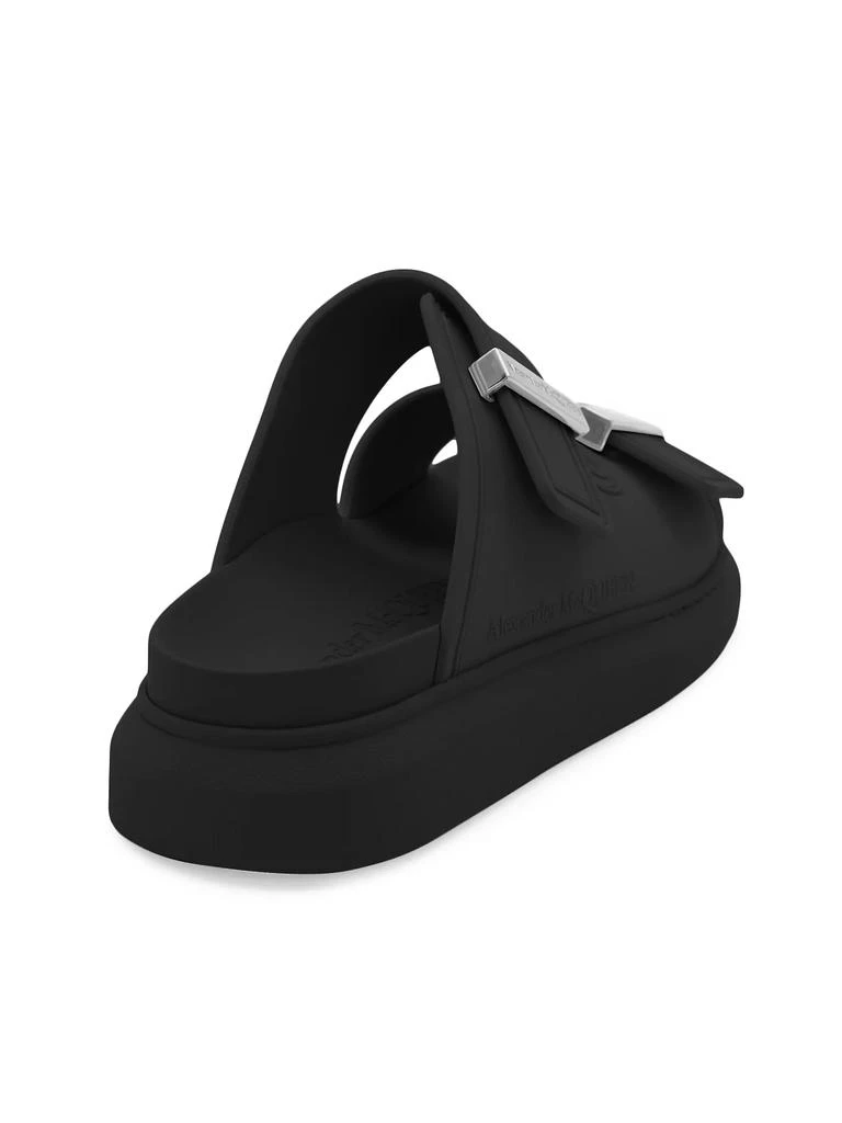 商品Alexander McQueen|Rubber Double-Strap Slides,价格¥2630,第3张图片详细描述