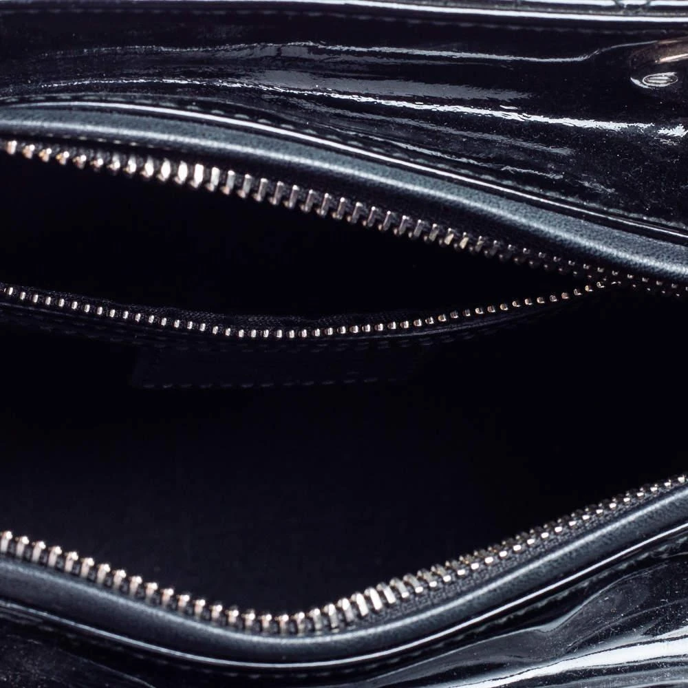 Dior Black Cannage Patent Leather Medium Lady Dior Tote 商品