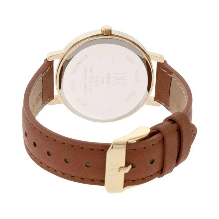 商品INC International|Women's Leather Strap Watch 36mm, Created for Macy's,价格¥278,第4张图片详细描述