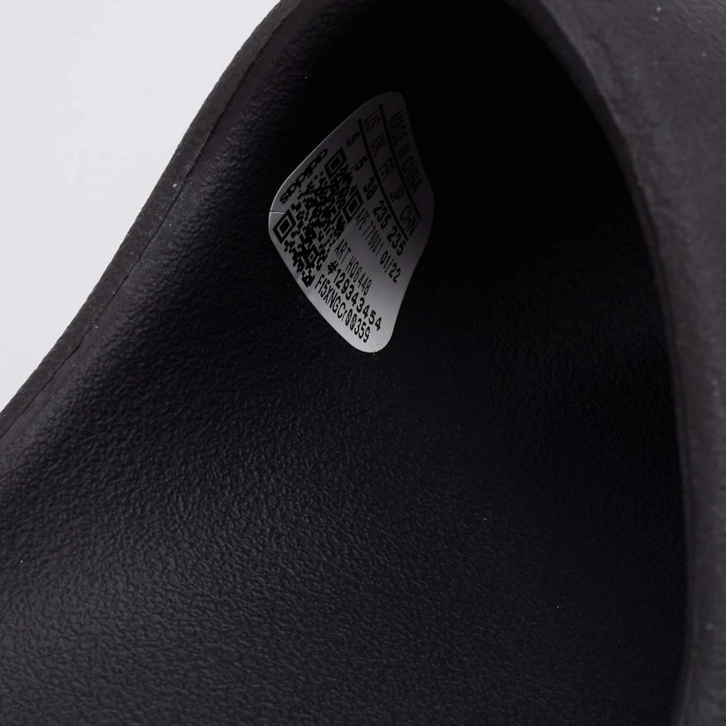 Yeezy x Adidas Black Rubber Onyx Flat Slides Size 38  商品