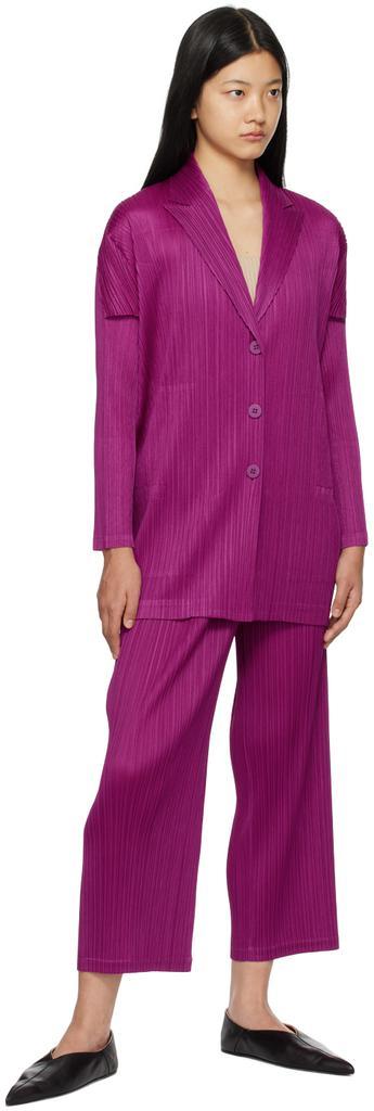 商品Pleats Please|紫色 Forward 2 大衣,价格¥5882,第6张图片详细描述