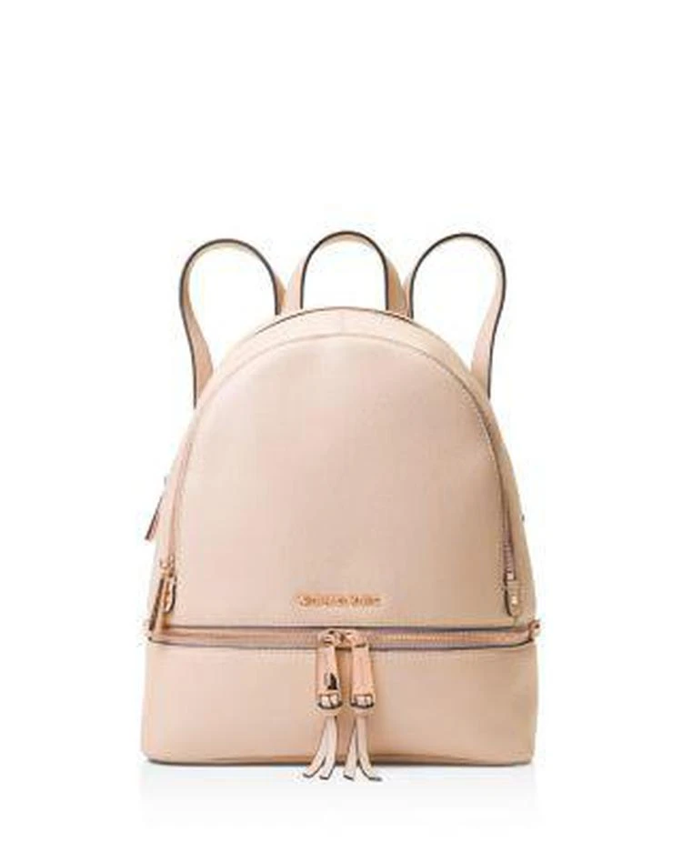 商品Michael Kors|Michael Kors Rhea Medium Zip Leather Backpack,价格¥1674,第1张图片