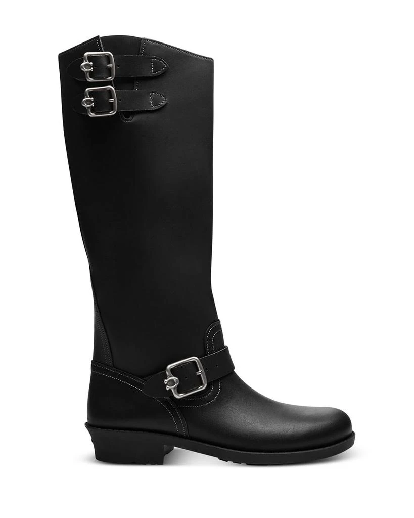 Women's Daria Leather Moto Boots 商品