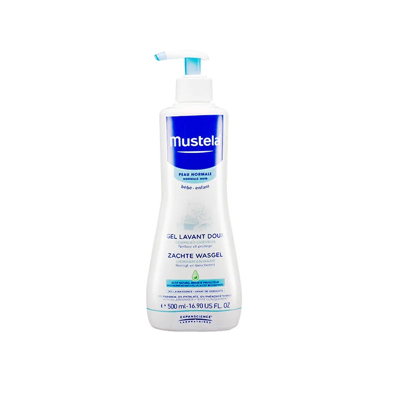 商品Mustela|妙思乐（MUSTELA） 儿童宝宝 洗发水沐浴露洗发沐浴二合一500ml 新旧随机 ,价格¥91,第1张图片