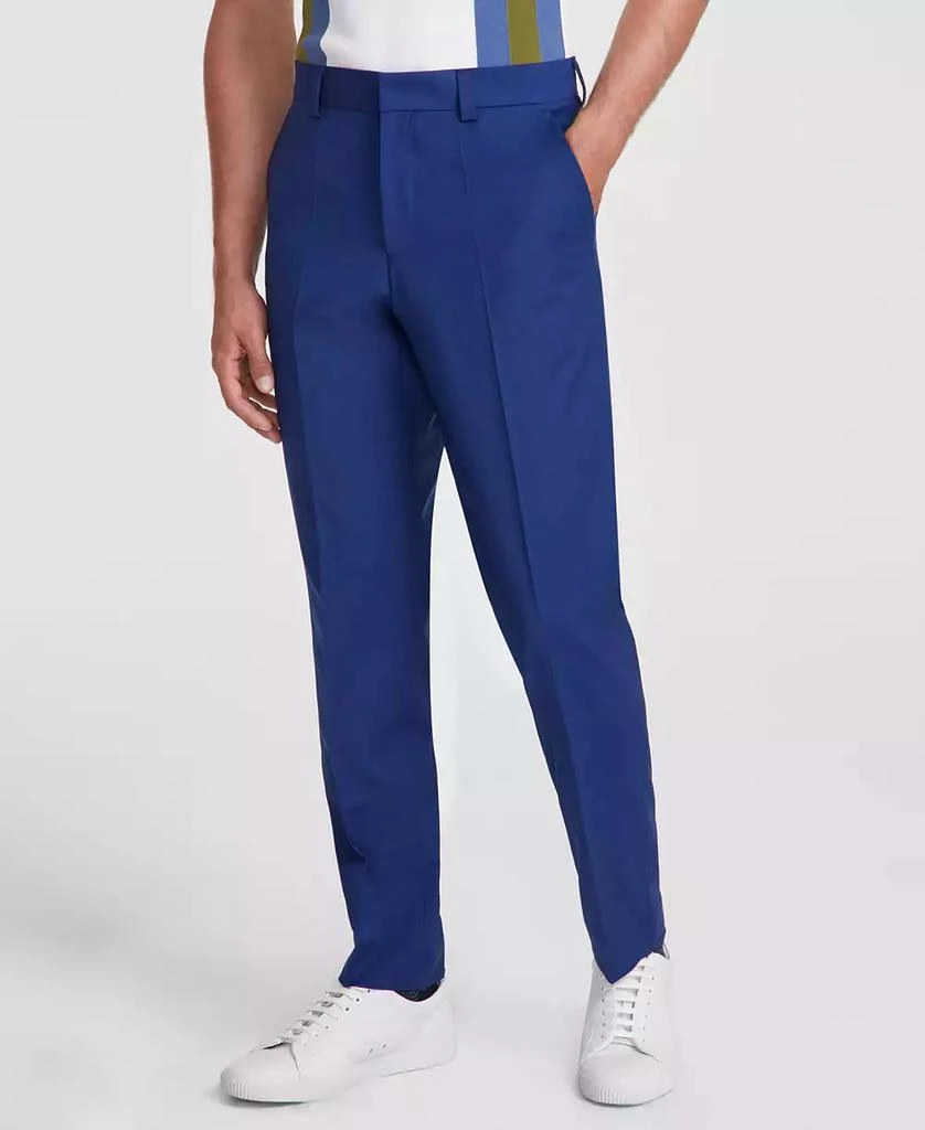 商品Hugo Boss|Men's Modern-Fit Solid Wool-Blend Suit Trousers - CLOSE OUT!,价格¥446,第1张图片详细描述