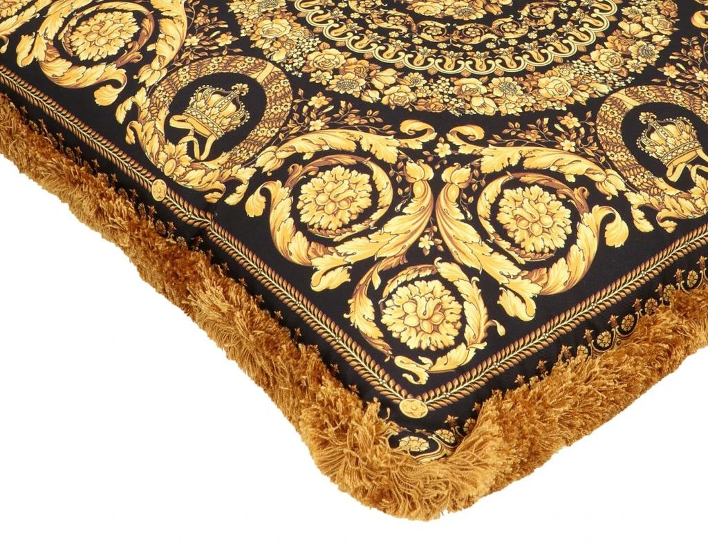 商品Versace|Versace Barocco Pattern Frayed Edge Cushion,价格¥2566,第4张图片详细描述