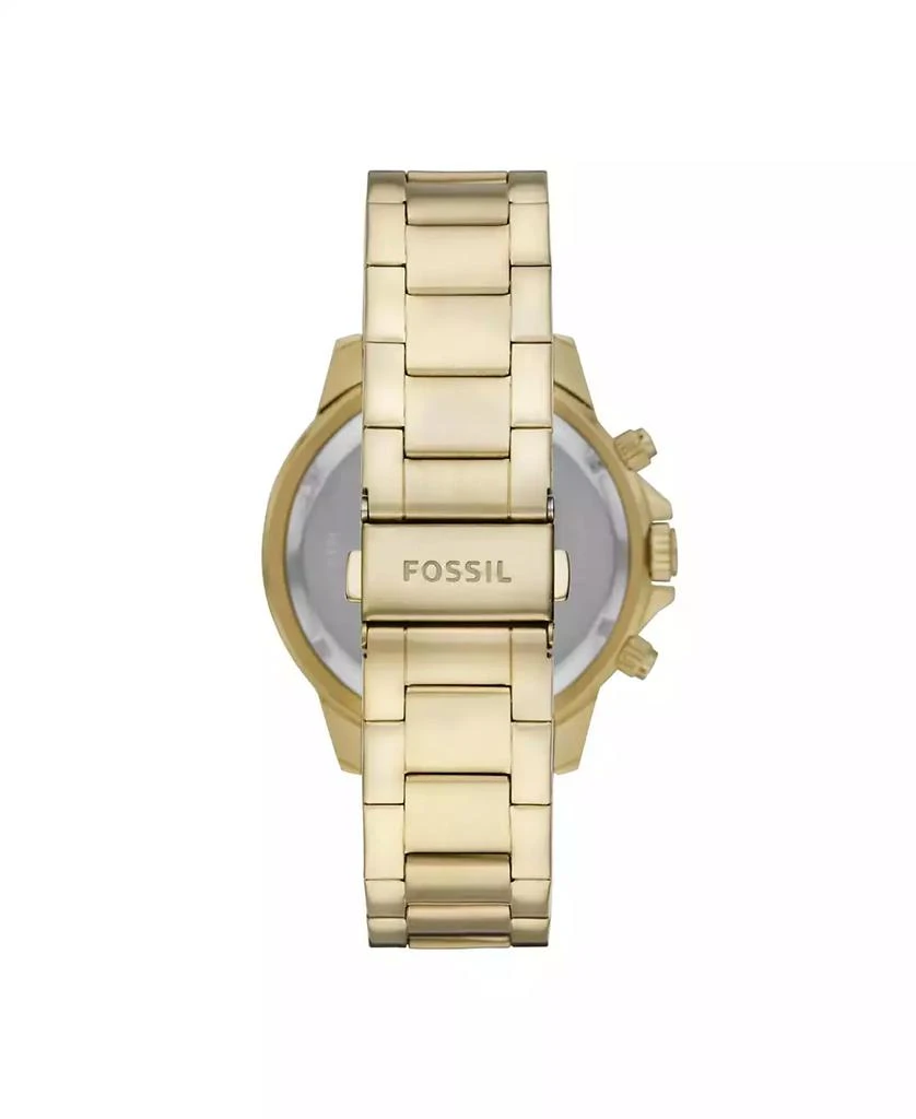 商品Fossil|Men's Bannon Multifunction Gold-Tone Stainless Steel Bracelet Watch 45mm,价格¥806,第3张图片详细描述