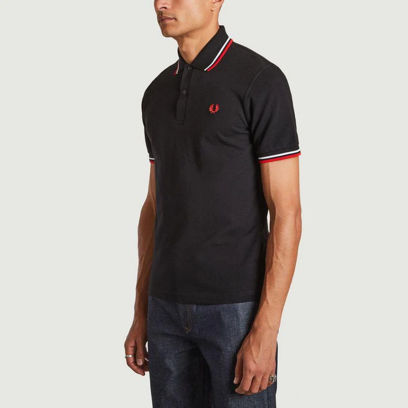 商品Fred Perry|Polo M12 Black FRED PERRY,价格¥599,第2张图片详细描述