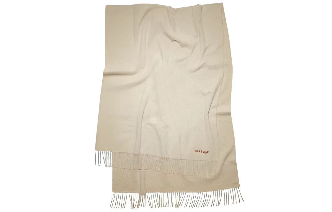 商品[国内直发] Acne Studios|纯色羊毛围巾 燕麦色,价格¥1172,第1张图片