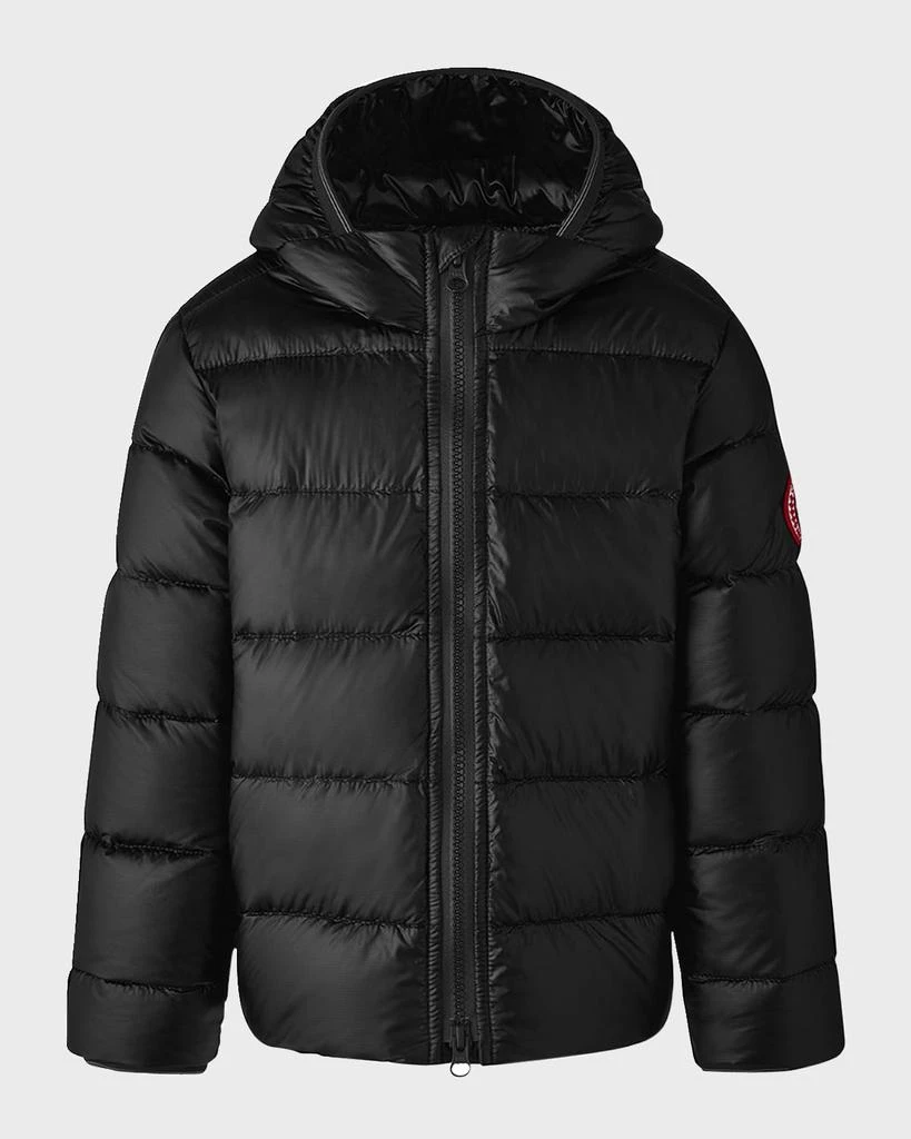 商品Canada Goose|Kid's Crofton Striped Logo Quilted Jacket, Size 2-7,价格¥4466,第1张图片