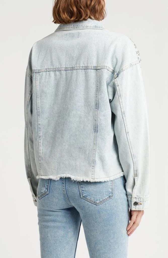 商品VIGOSS|Front Bling Denim Jacket,价格¥165,第2张图片详细描述