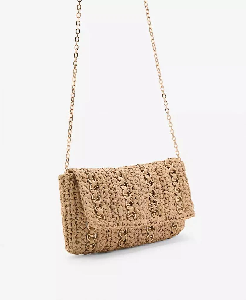 商品Mango|Women's Metal Rings Natural Fiber Bag,价格¥446,第1张图片