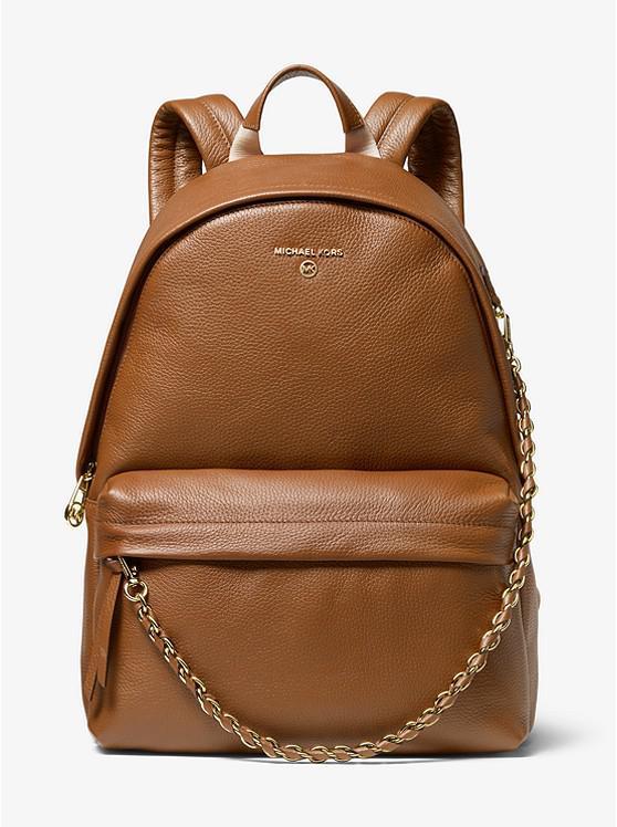 商品Michael Kors|Slater Large Pebbled Leather Backpack,价格¥2610,第1张图片