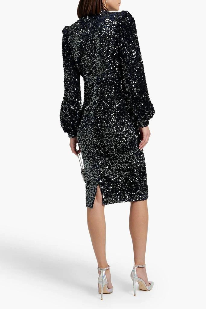 商品Badgley Mischka|Sequined velvet dress,价格¥1673,第3张图片详细描述