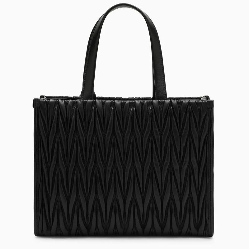 商品Miu Miu|Black quilted nappa leather bag,价格¥14182,第4张图片详细描述